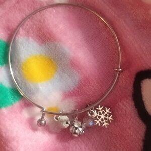Holiday themed charm bracelet